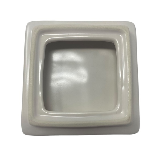 Rae Dunn THINGS Ceramic Square Canister Jar with Lid - Picture 5 of 10